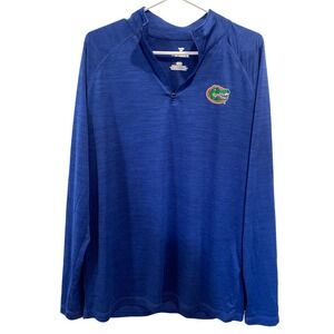 Fanatics University of Florida Gators Blue Pullover Long Sleeve Shirt Mens Large